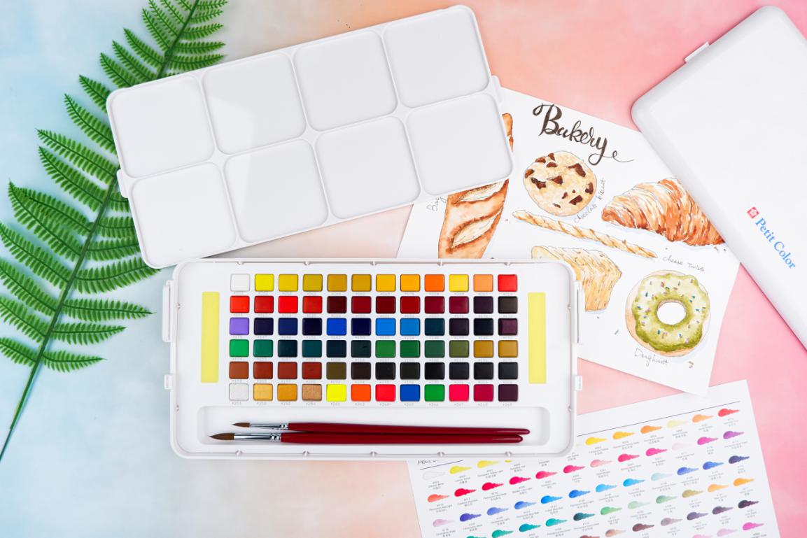 固体的水彩怎么画,怎样的水彩笔最好用