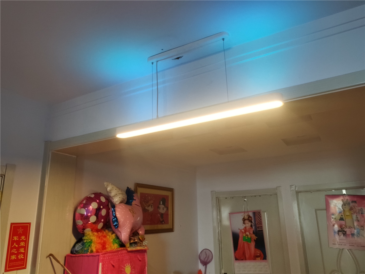 米家智能吊灯,支持接入米家的吊灯品牌