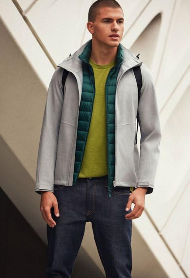宽松休闲羽绒背心男装搭配,高级感穿搭羽绒背心男