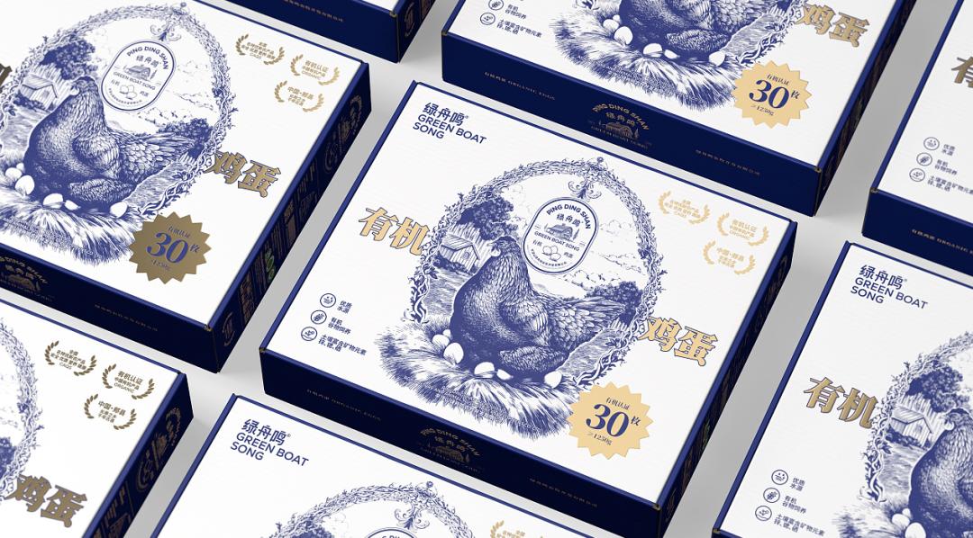 鸡蛋包装盒设计图解,鸡蛋包装整体美观