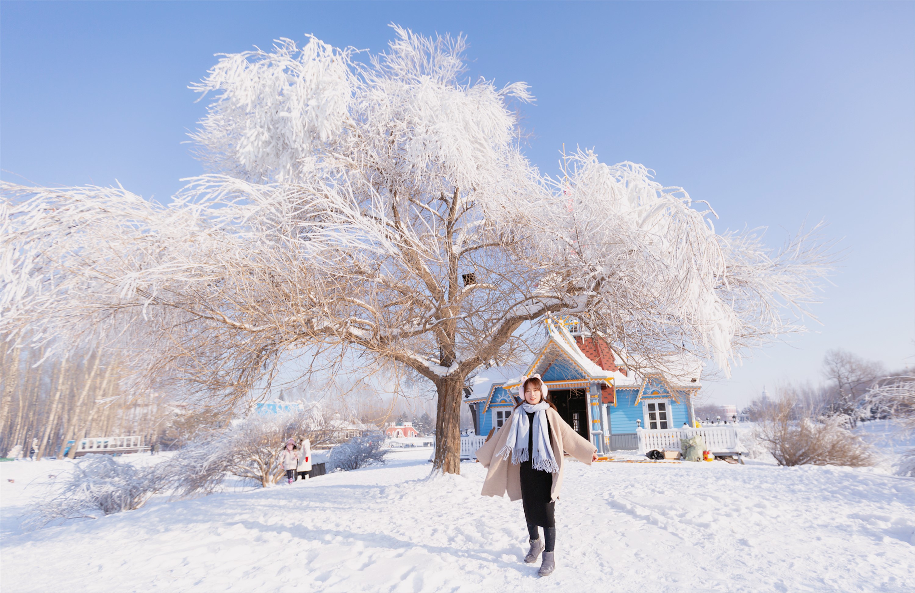 伏尔加庄园和俄罗斯风情小镇,伏尔加庄园浪漫的俄式冬季