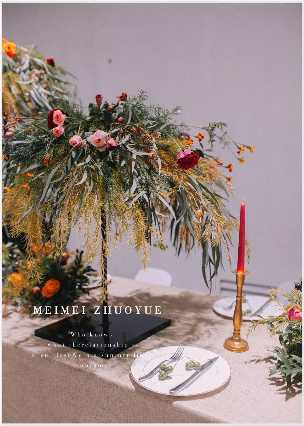 婚礼花艺设计风格,花园风婚礼花艺搭配