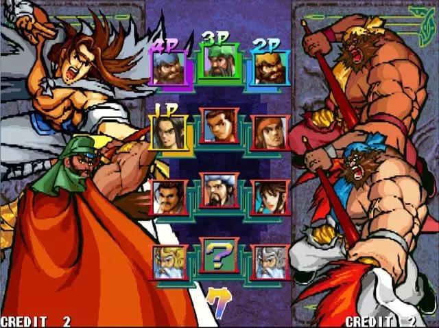 那些可以四人玩的街机游戏，不怕虎一样的敌人