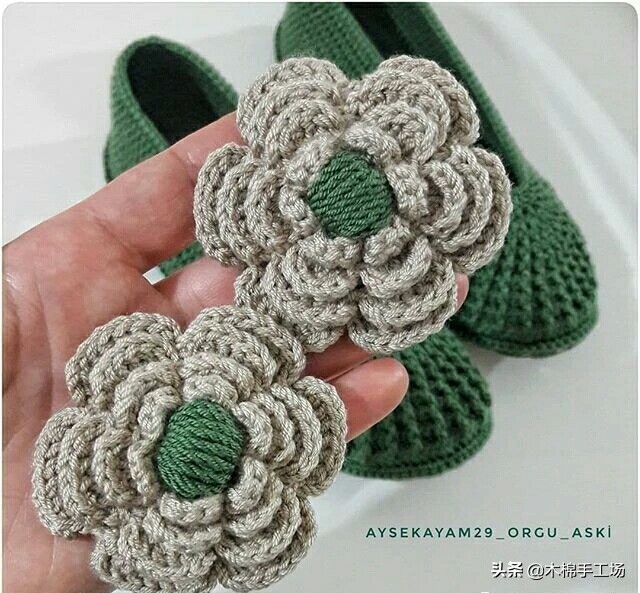 春天来了给自己添一双好鞋吧,春夏鞋子钩单鞋简单钩法