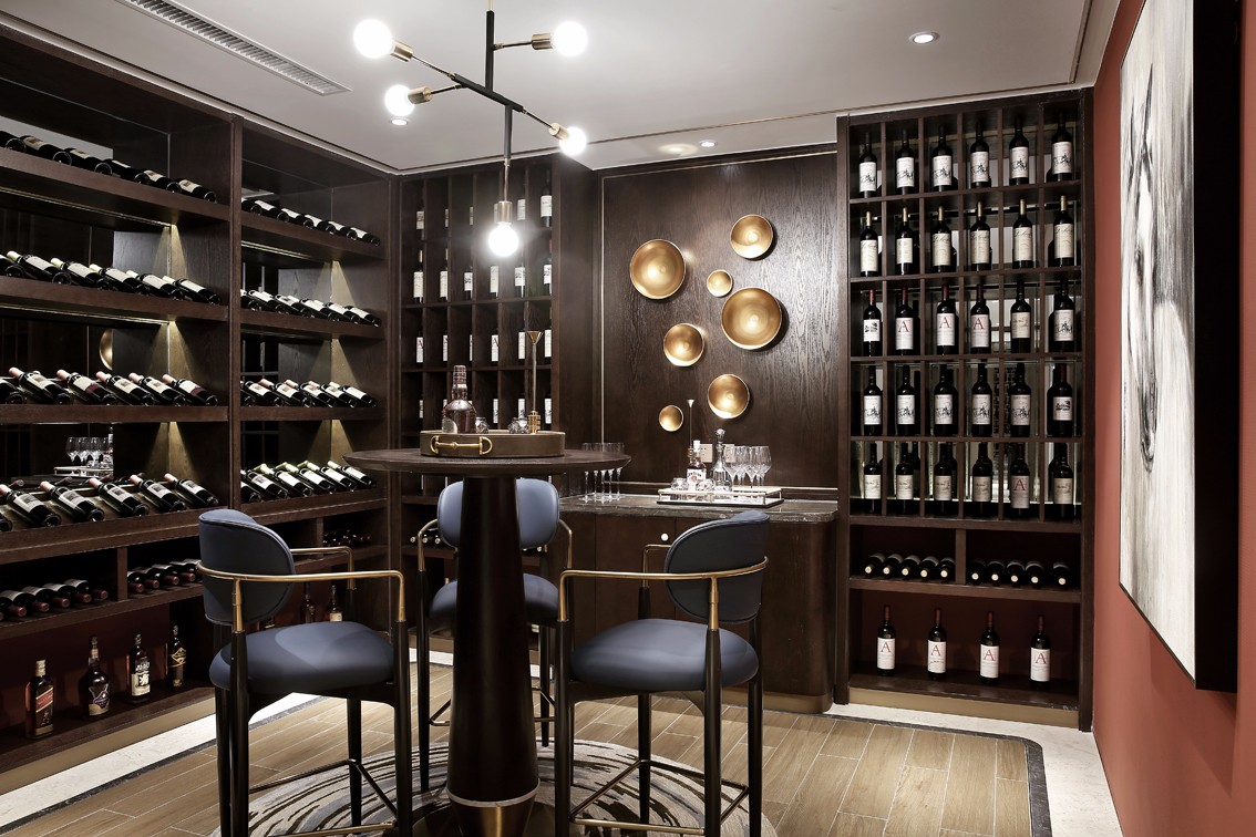 美观实用最新酒柜设计,室内装饰酒柜设计风格