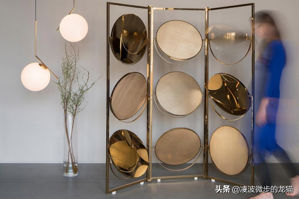 裁剪山河入画屏，创意屏风设计