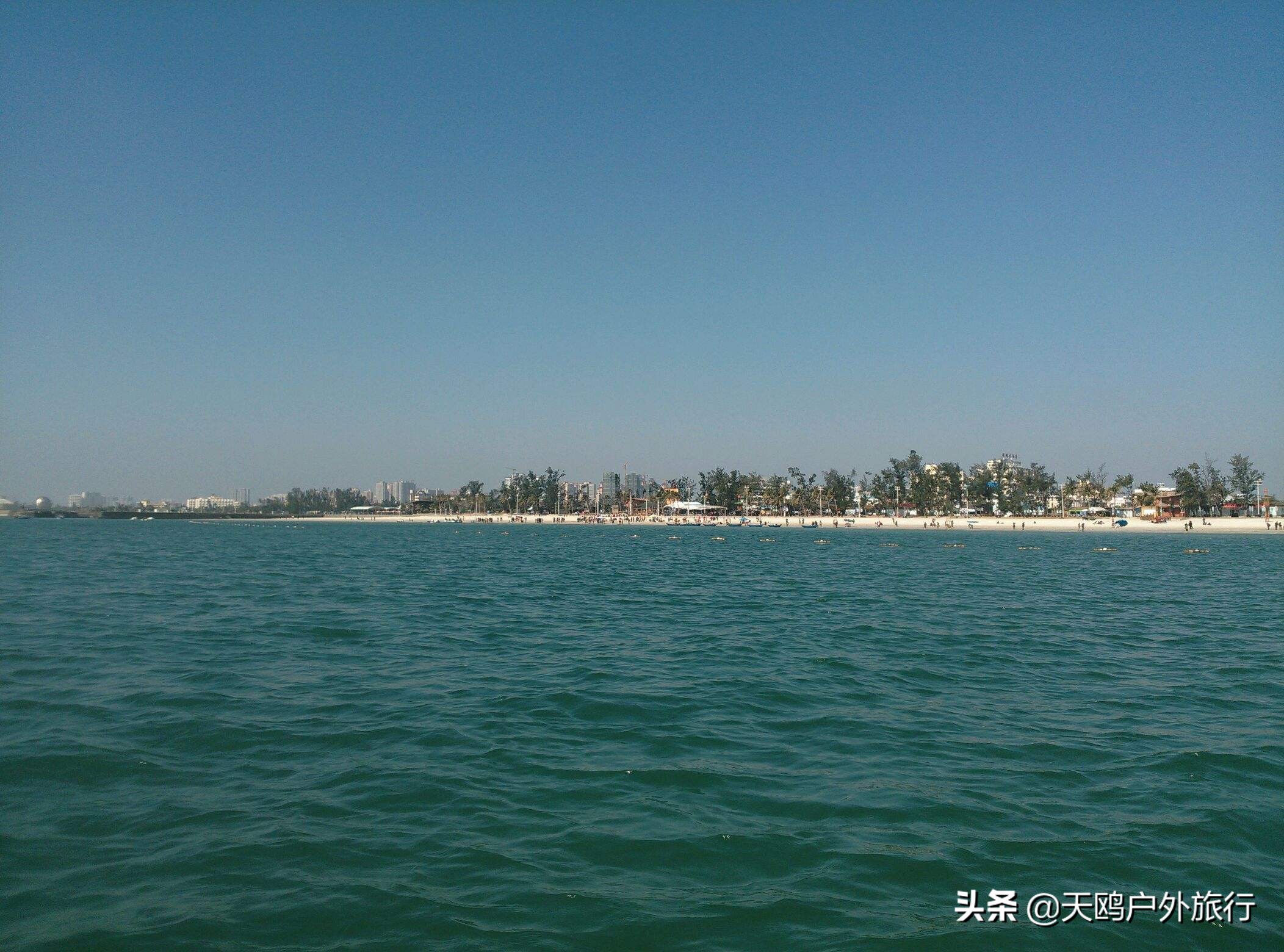 北海银滩蓝色海水在哪里看,北海银沙滩的海水清澈吗