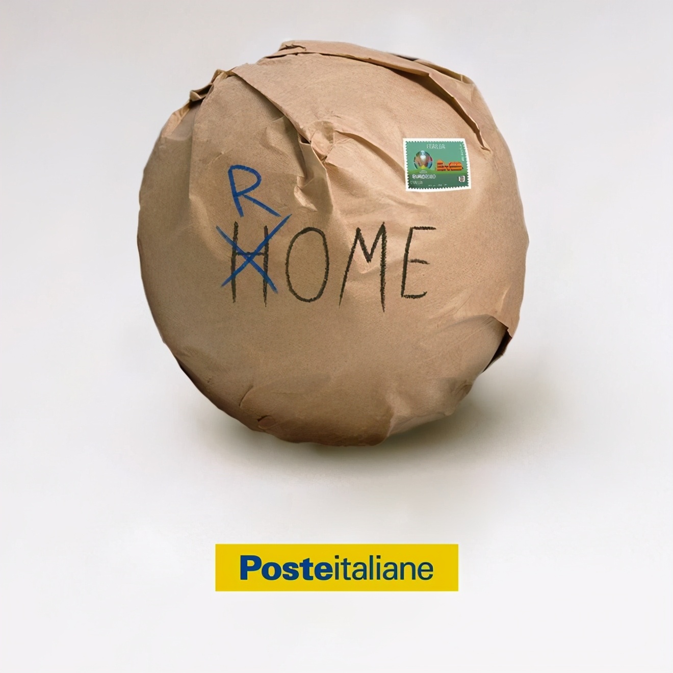 夺笋!意大利邮政恶搞英格兰:足球回家?不它回罗马