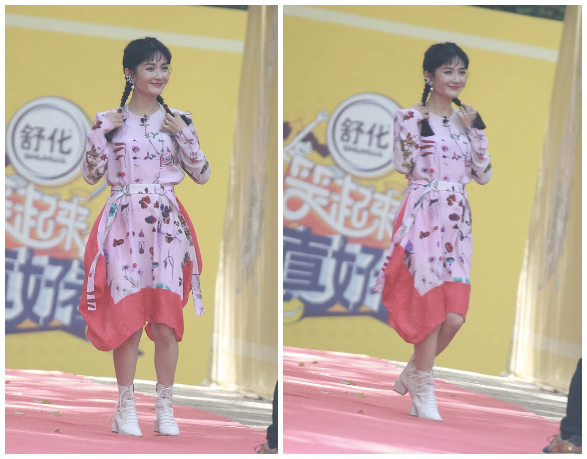 马兰坡土妞人设不倒！8千+大牌连衣裙，谢娜轻松穿成“九妹””了