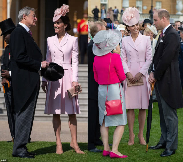 凯特王妃穿绿纱晚礼裙仙气足,凯特王妃穿衣搭配仙气裙装美上天