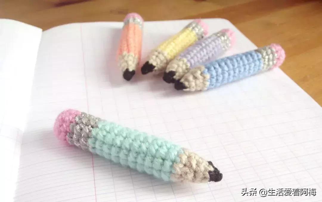 钩针编织时尚首饰项链视频教程,柠檬耳环钩针图解