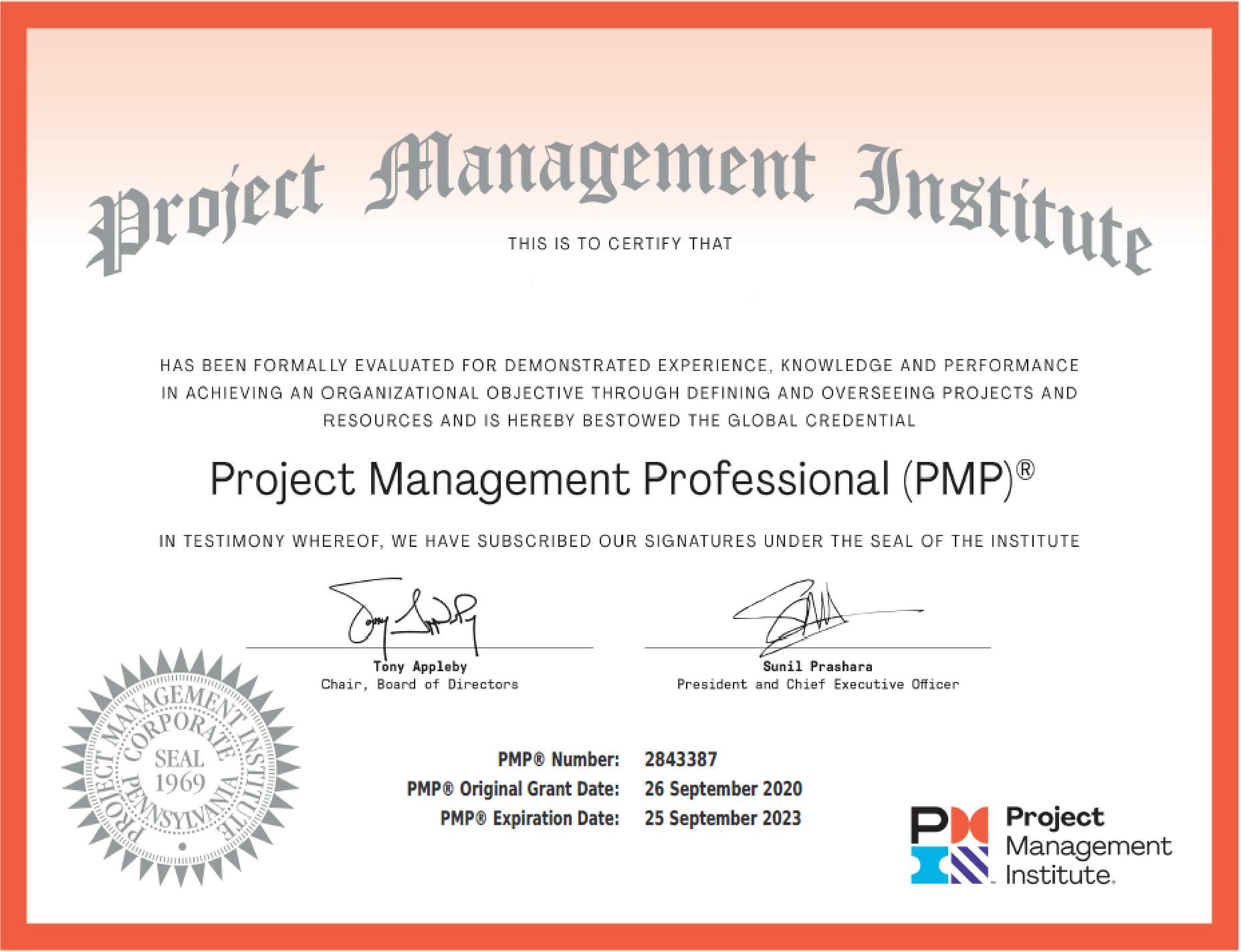 PMP知识体系,pmp自学心得体会