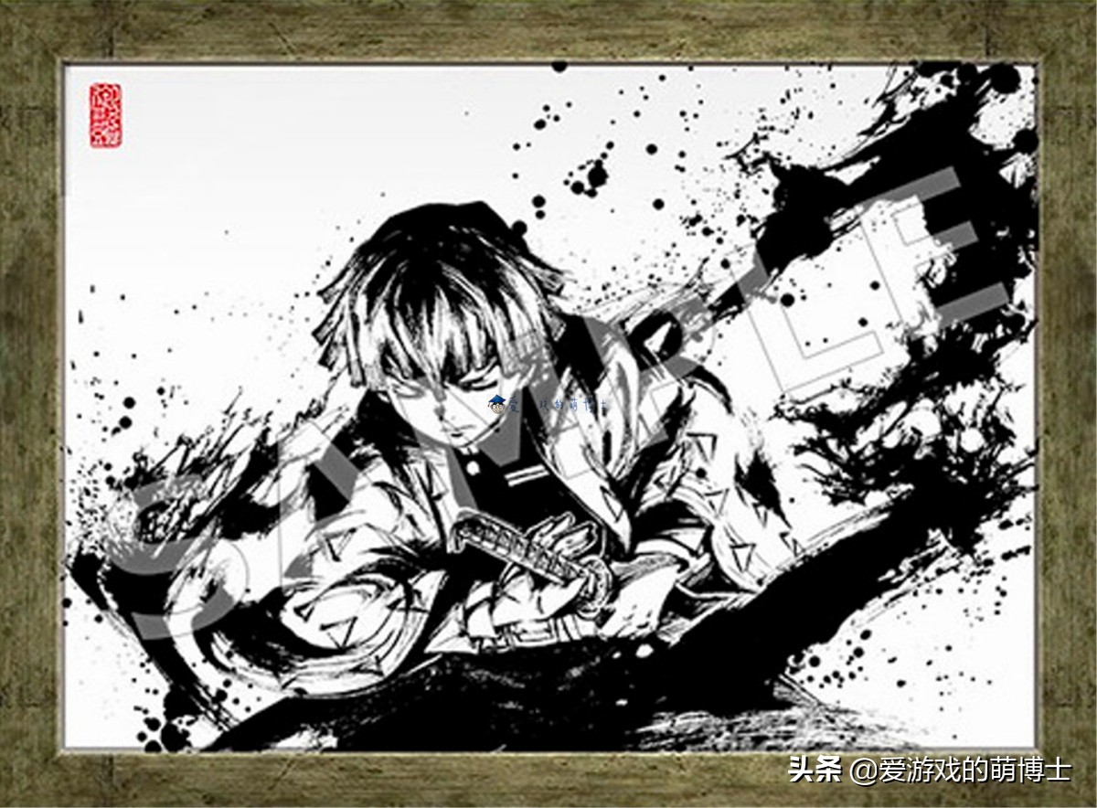 用日本传统画风画鬼灭之刃,鬼灭之刃霸气