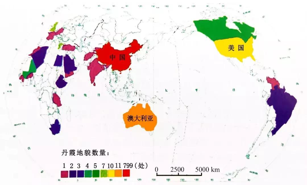 广东韶关丹霞山风景图片欣赏,韶关丹霞山的主要景观区