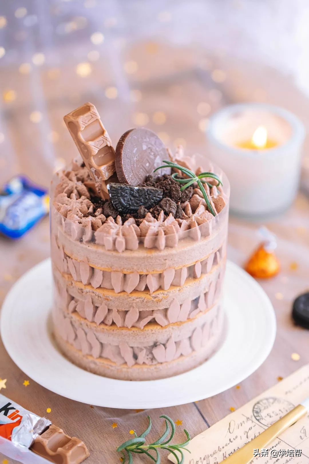 蛋糕抹面的技巧和手法在家自己做,一款不用抹面就可以完成的蛋糕