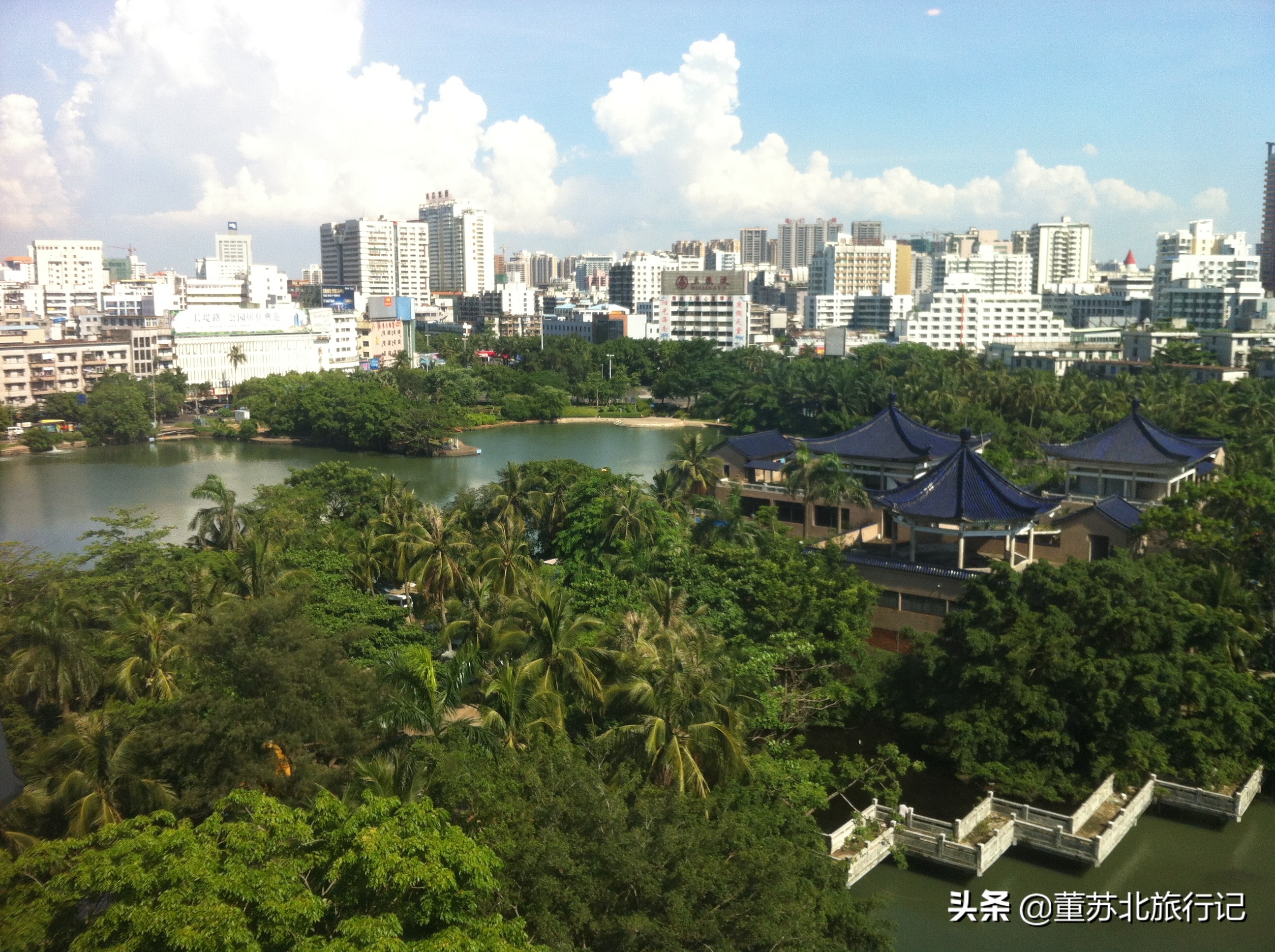 城市简介对比,海口城市航拍