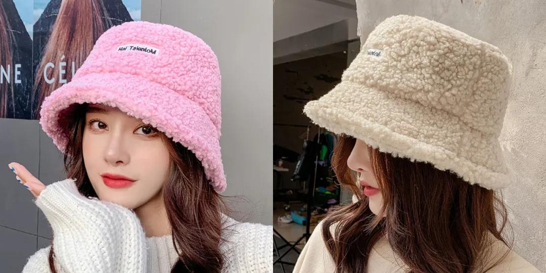 羊羔绒渔夫帽，戴上就会爱上