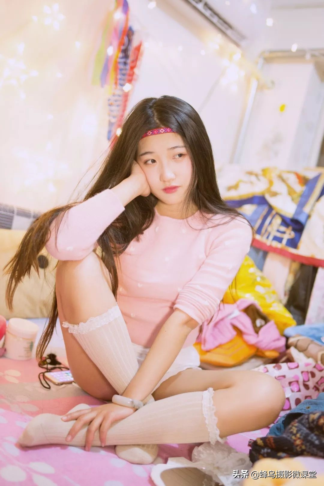 仙女粉修图,怎么修出来少女感