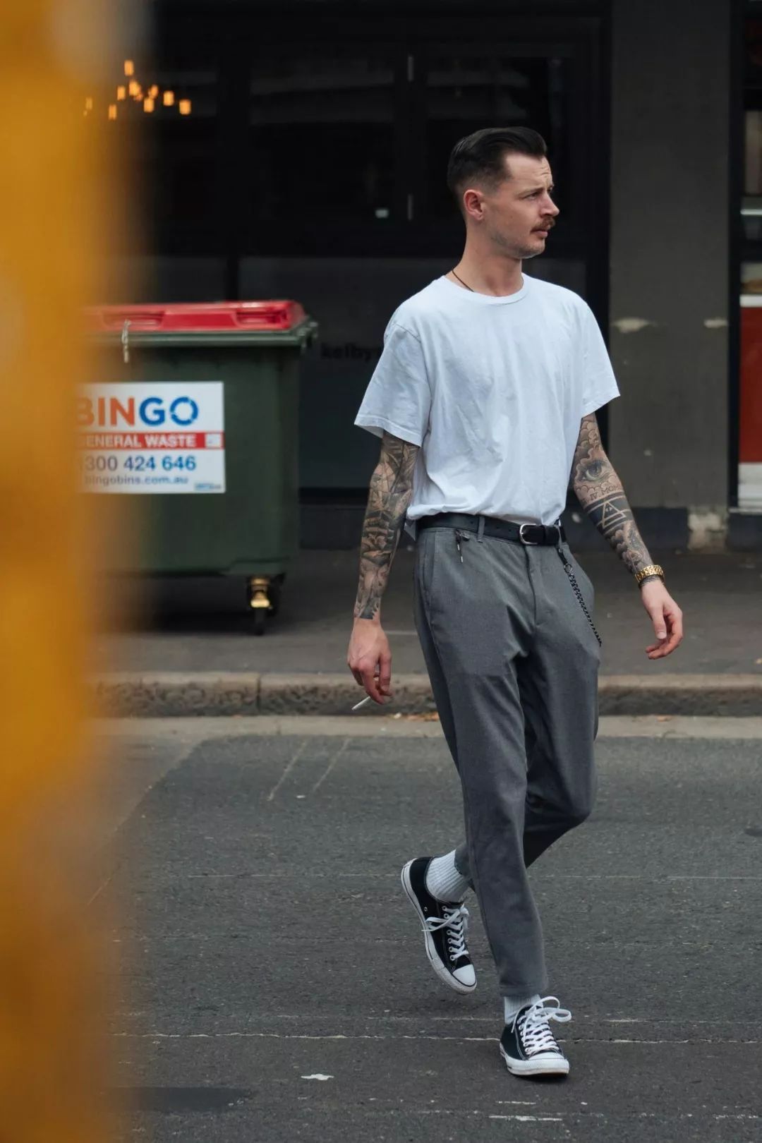 男士腰带的选择方法图片,腰带的系法男生休闲单环