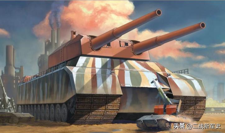 超大型巨炮坦克,陆地巡洋舰巨鼠坦克重达1000吨