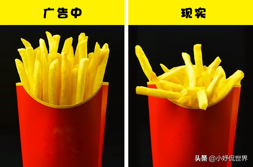 美食广告背后的真相,广告里食物原来是这样的