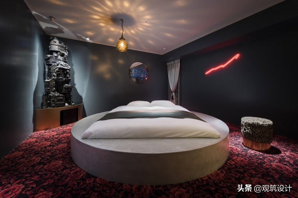 BnAAlterMuseum美术馆酒店，京都，艺术房间与垂直画廊