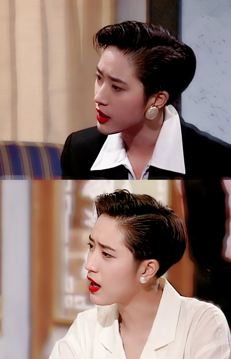 陈法蓉的短发既有帅气也有女人味,陈法蓉以前的短发是多少年前的