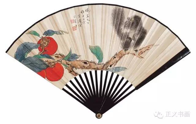 写意柿子叶的画法步骤图,徐湛写意柿子的画法