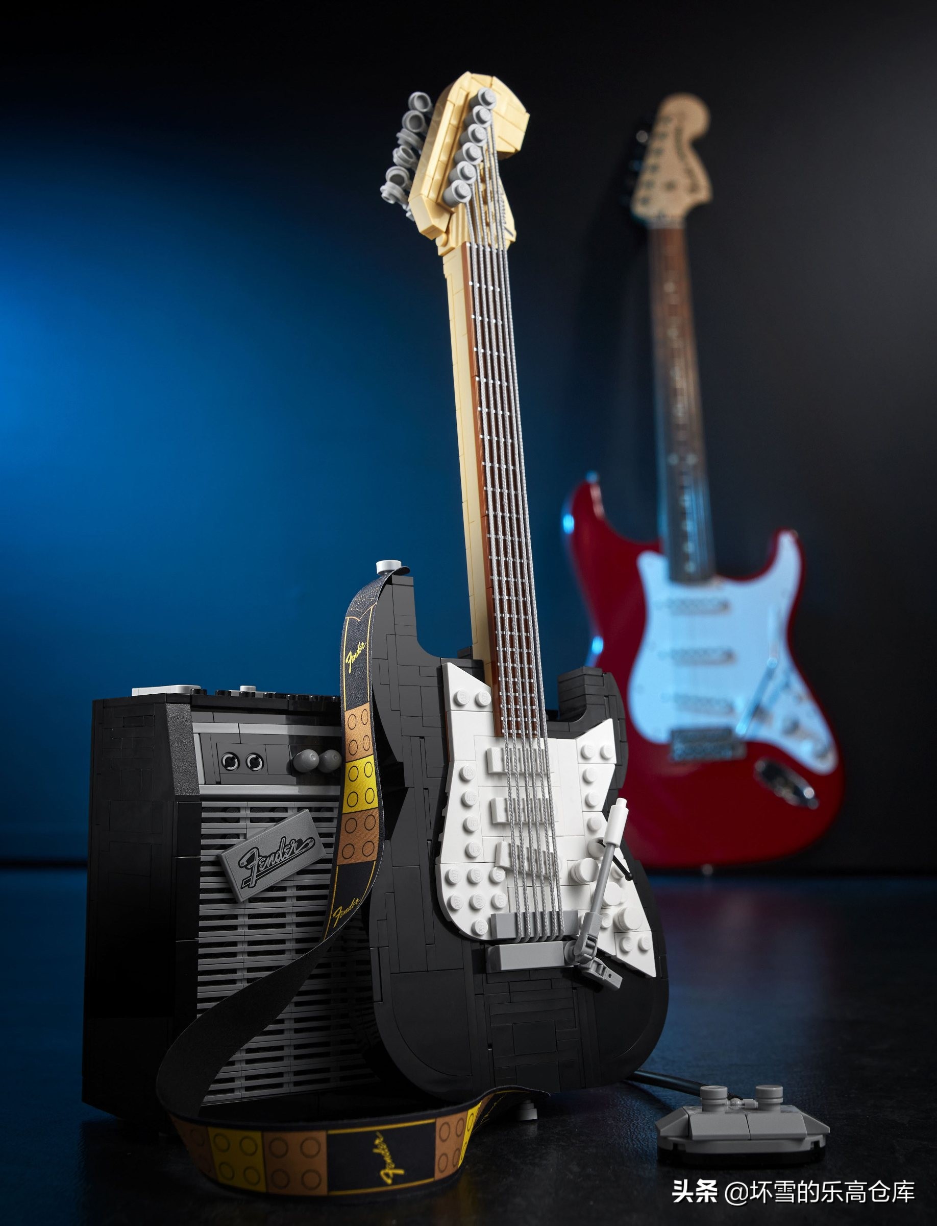 乐高电吉他官方视频,乐高电吉他多高