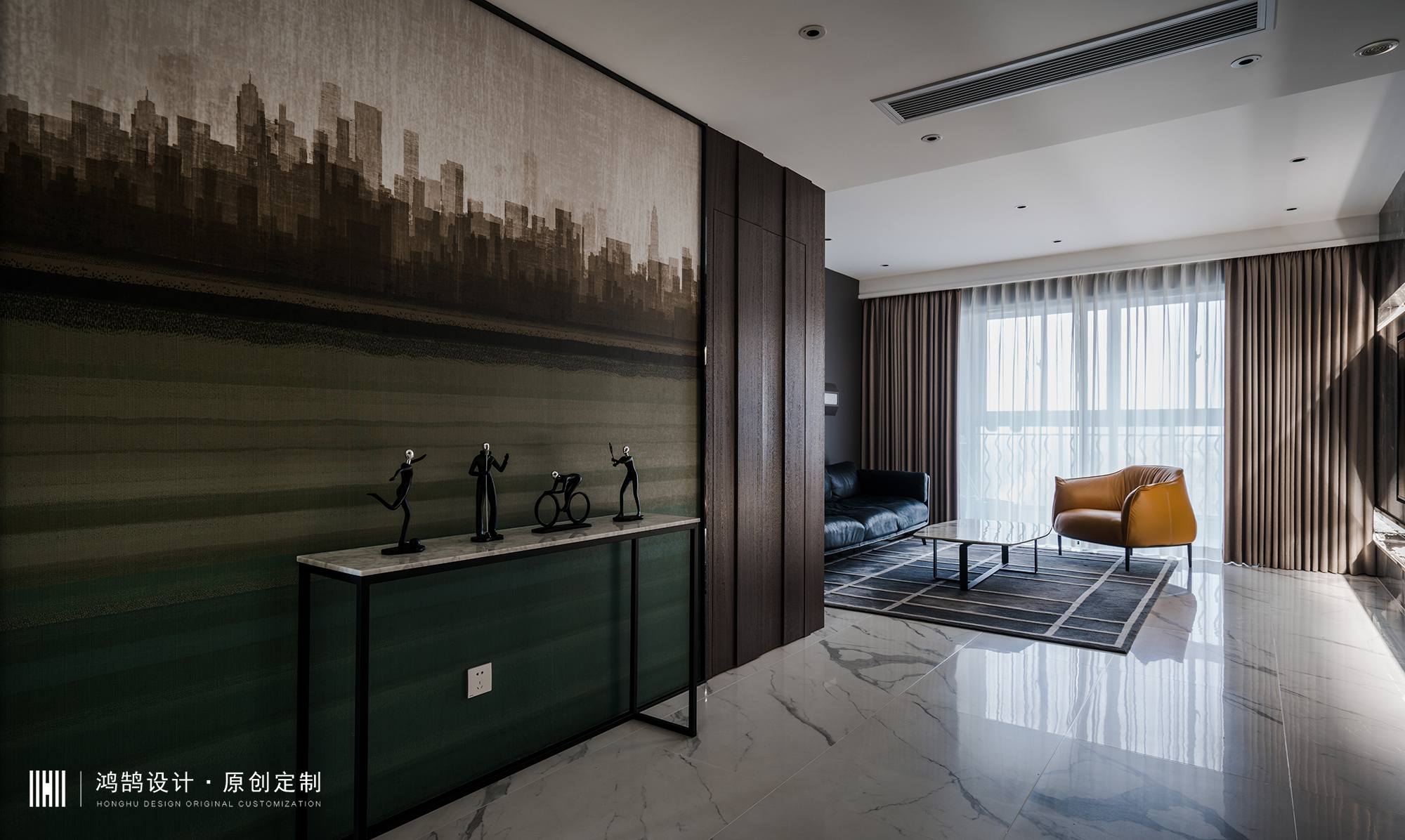 简约时尚主义拥护者：这个家“黑”的很明亮