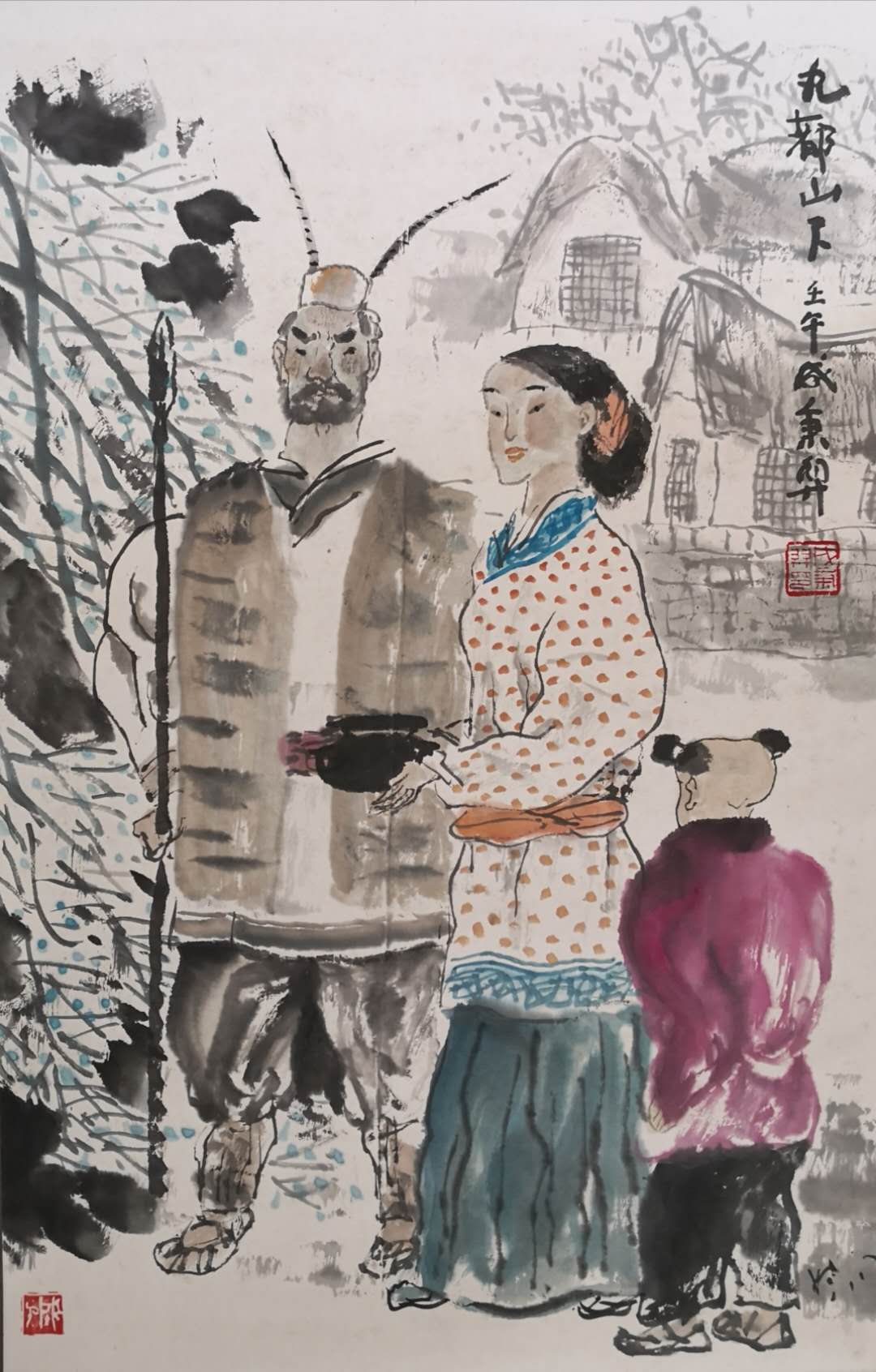 为探索东北历史的*句丽高**发源地而努力作画，作者：成秉羿