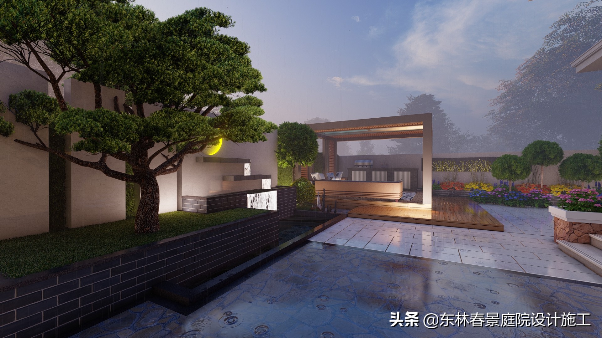 别墅庭院设计案例,各种别墅设计大全