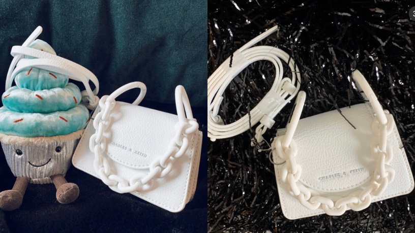 小ck包包一字扣链条,小ck新款丝带链条包