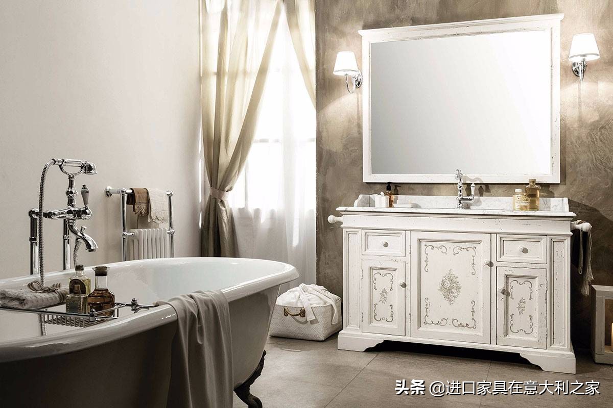 法式轻奢浴室柜最新款2023,高级灰浴室柜现代轻奢