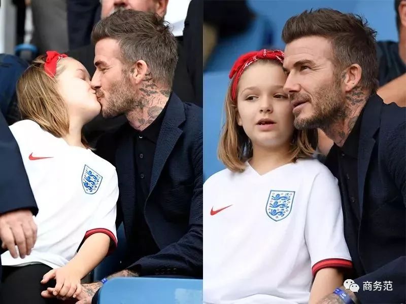 贝克汉姆和大儿子互相嫌弃,贝克汉姆小七大变样