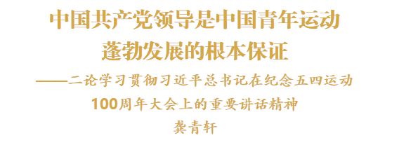 二论学习贯彻习*平近**总书记在纪念五四运动100周年大会上的重要讲话精神