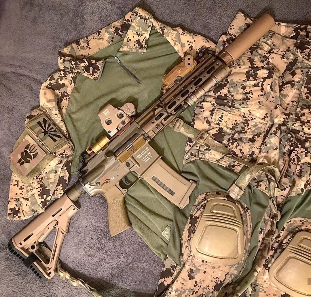 美军hk416和mk18,美军为什么喜欢用hk416