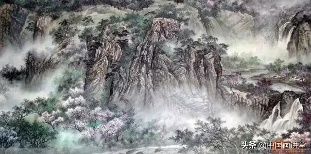 张利国画山水画欣赏,张富君山水画新作品图片