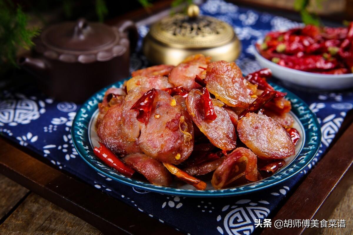 晒的香肠放冷藏长白霜了怎么弄,晒好的香肠用焯水吗