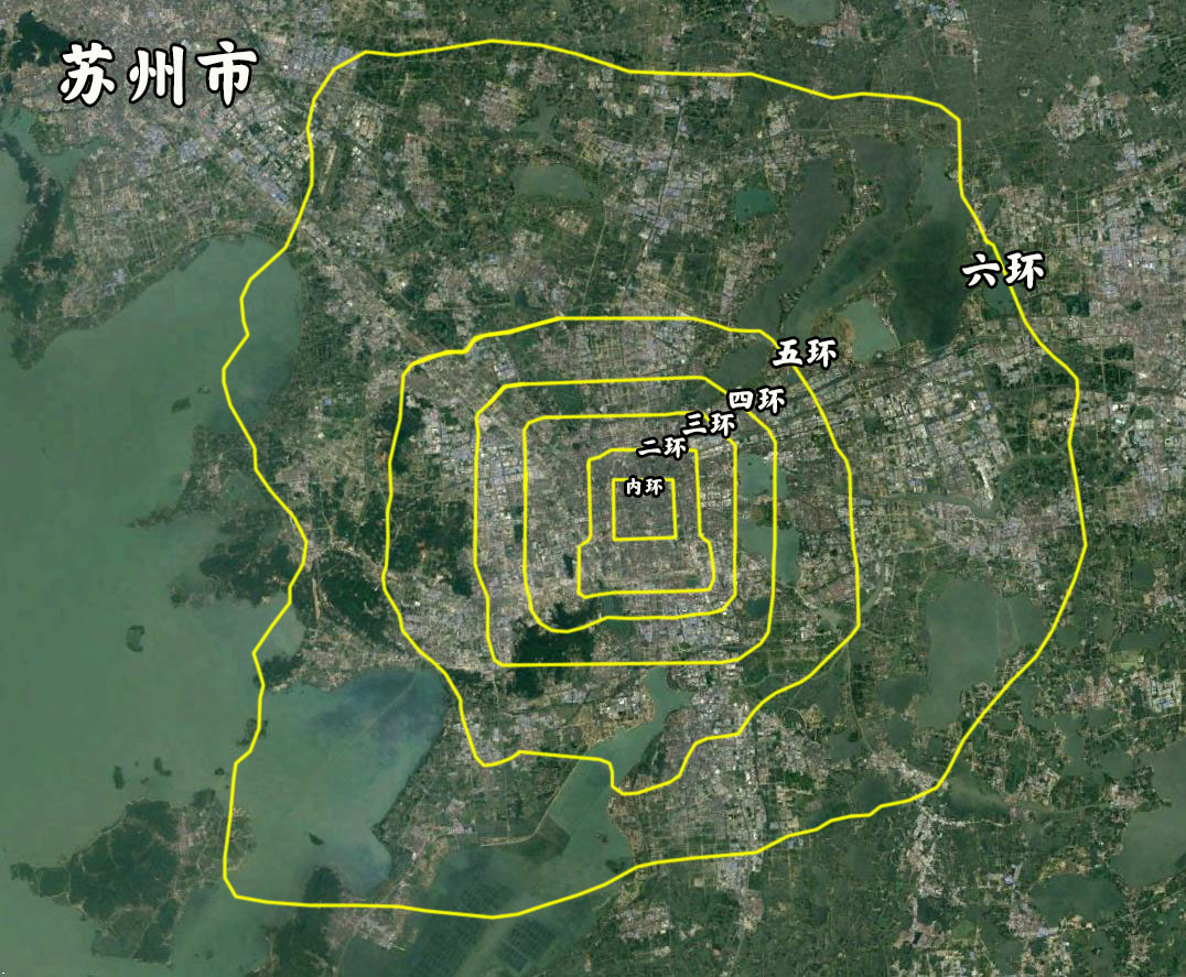 同比例面积城市对比,北京五环图对比各大城市