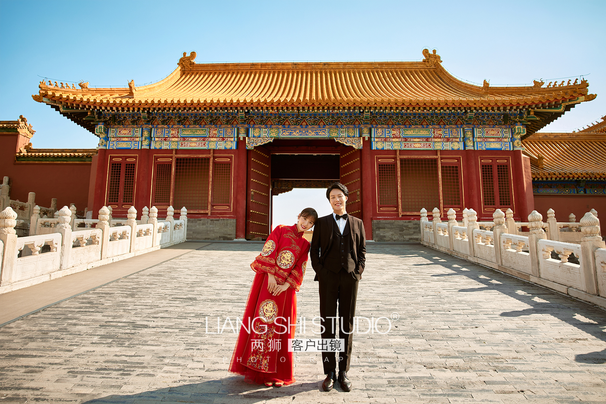 故宫中式婚纱照,故宫婚纱照拍摄大气磅礴