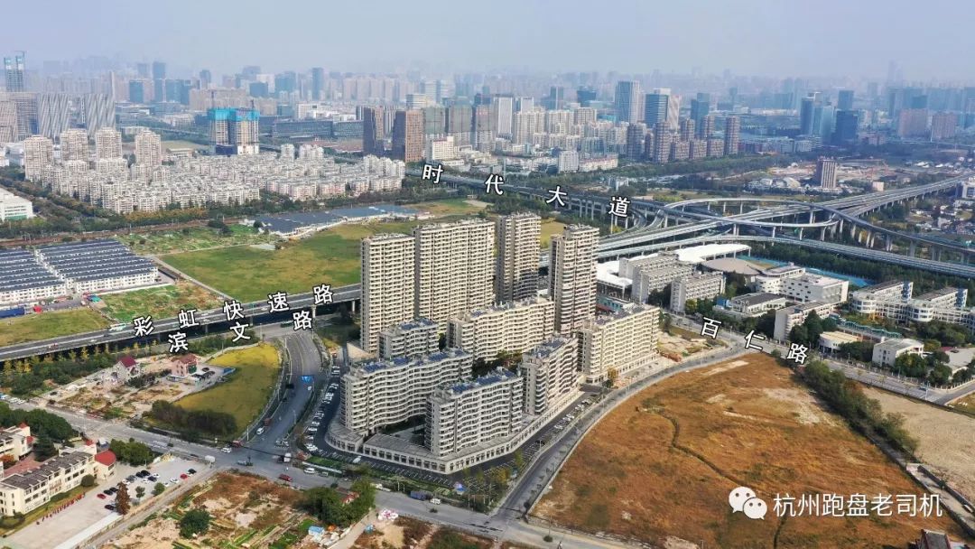 万科城市之光a区航拍,滨江万科城市之光