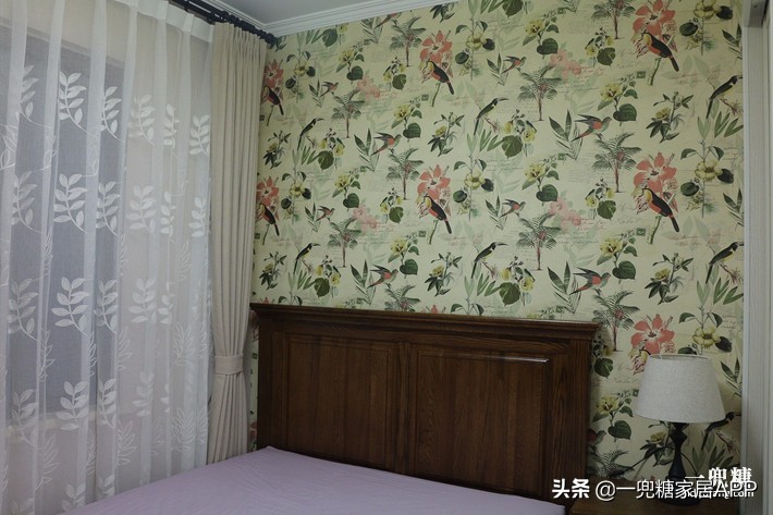 美式玄关背景墙,美式复古风格入户玄关迎门墙