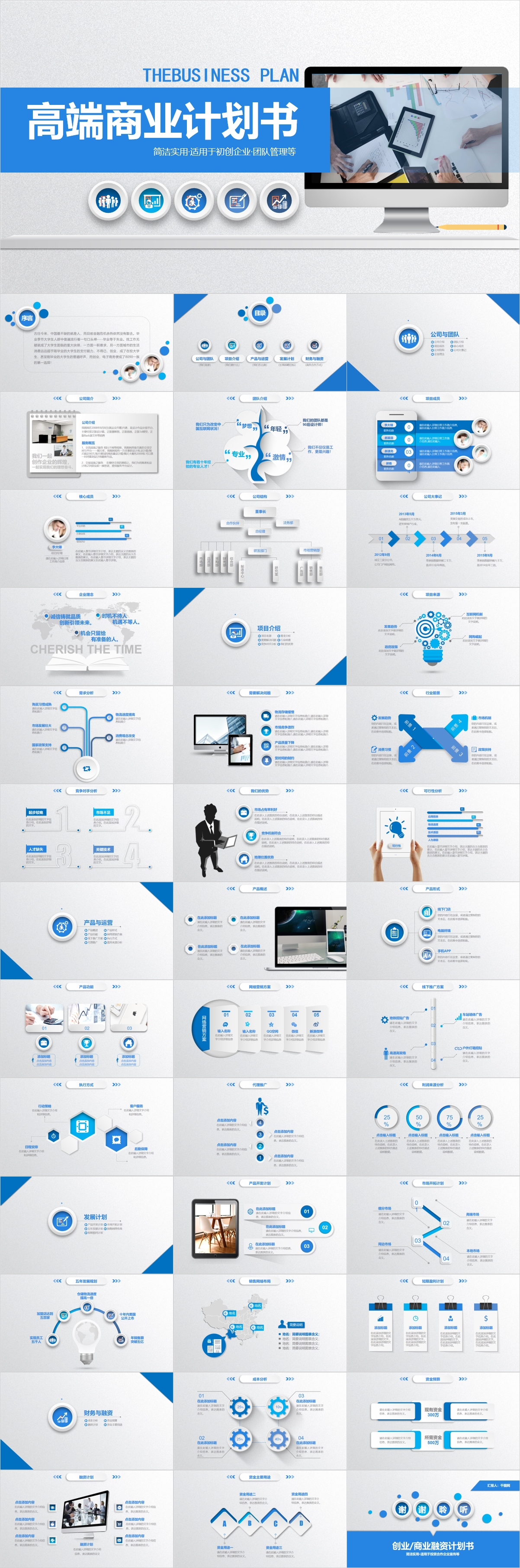 如何讲解商业计划书ppt模板,产品商业计划书模板ppt