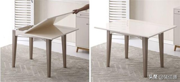 餐厅折叠餐桌,餐厅折叠餐桌效果图