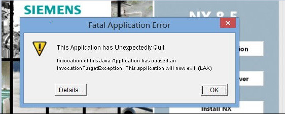 ug安装出现当前页面脚本发生错误,ug安装提示java载入错误
