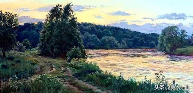 俄罗斯油画大师风景油画教程视频,俄罗斯维克多风景油画视频作品