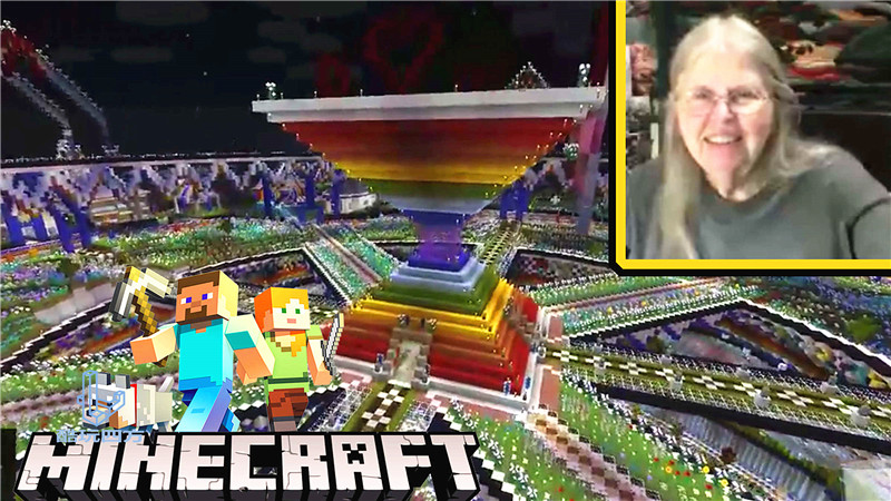 我的世界老奶奶视频,我的世界版六十岁老奶奶