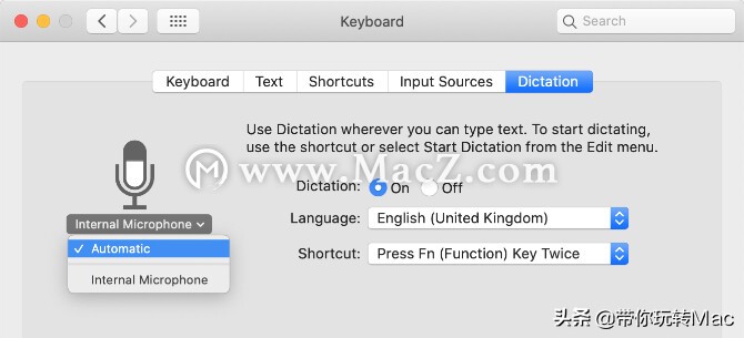 mac怎么开启听写功能,mac语音听写快捷键