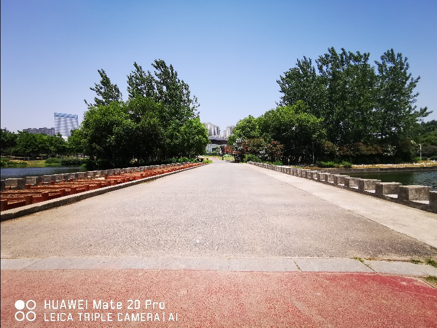 大美滨湖全景图,合肥滨湖塘西河公园美景